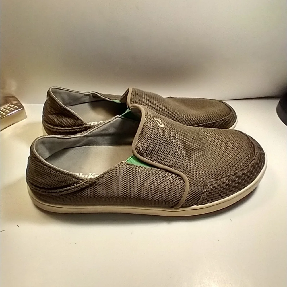 Olukai Nohea Mesh Slip On Loafer Shoes Men's sz 9.5.